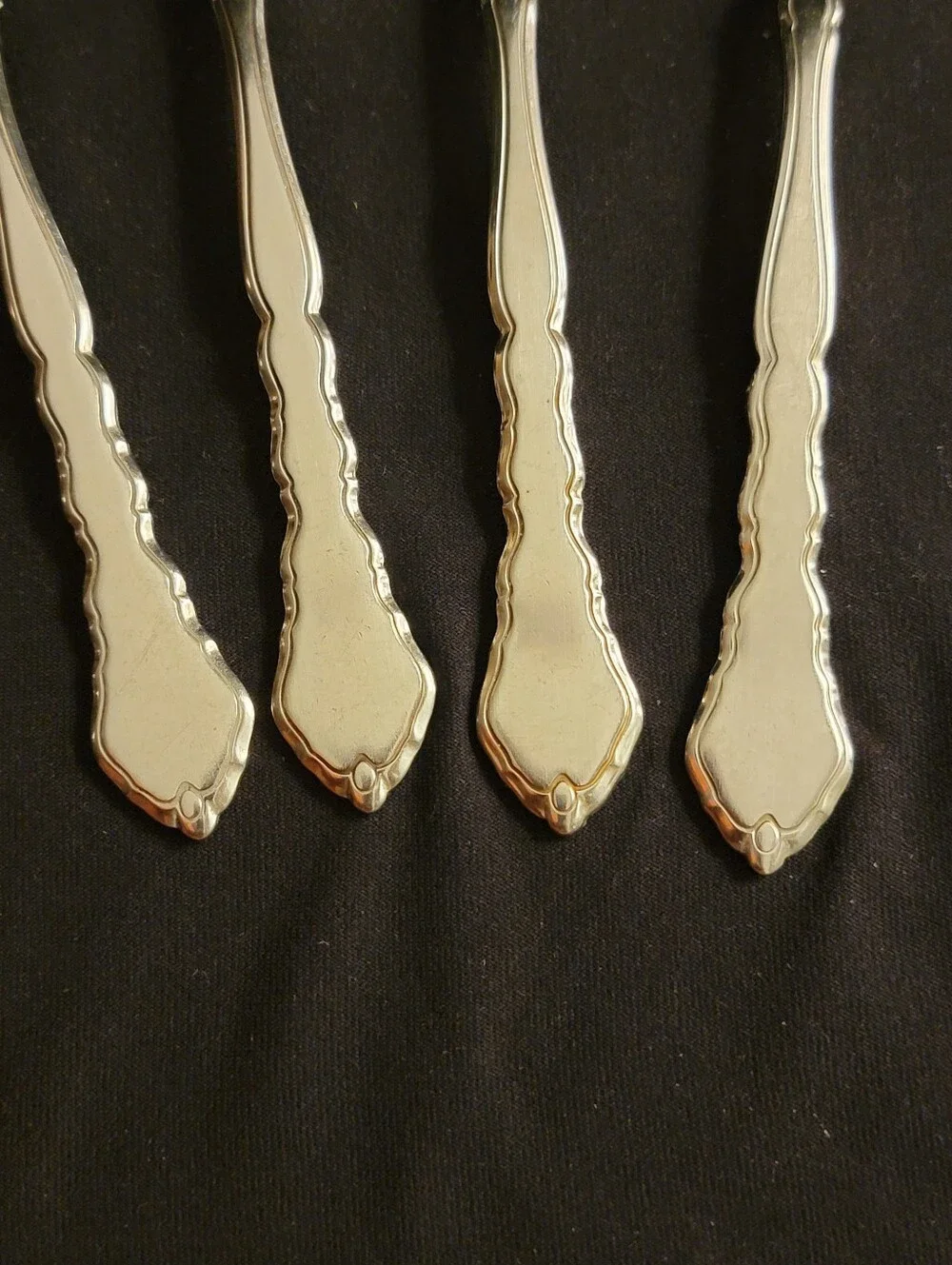 Oneida Silver-Finish Serving Spoons - Set of 4